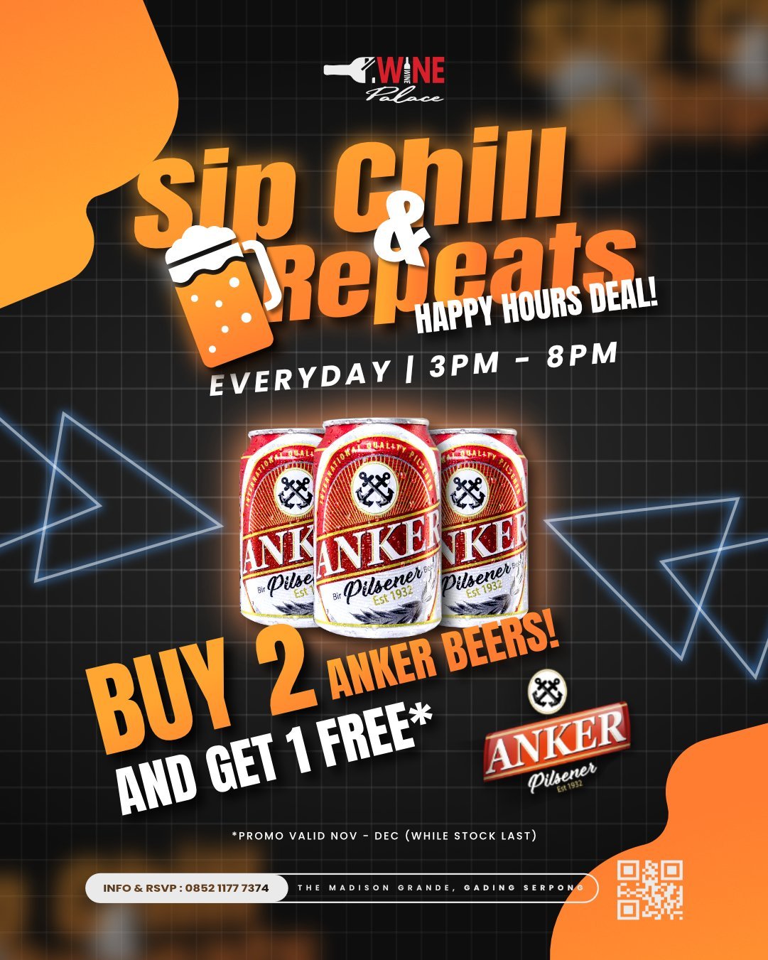 Sip, Chill & Repeat – Happy Hours Deal